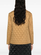 Burberry Quilted Camel Jacket with Vintage Check Lining Camel
