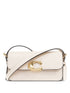 Coach Flap Zoe Leather Shoulder Bag White