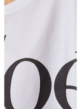 Chloè Cropped Logo-Print Cotton T-Shirt White