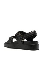 Tory Burch Kira Calf Leather Slingback Sandals Black