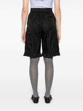 Ganni Cargo Nylon Shorts Black Black