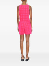 Tory Burch Logo cotton shorts Fuchsia