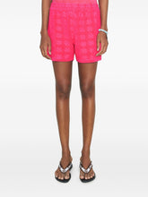 Tory Burch Logo cotton shorts Fuchsia