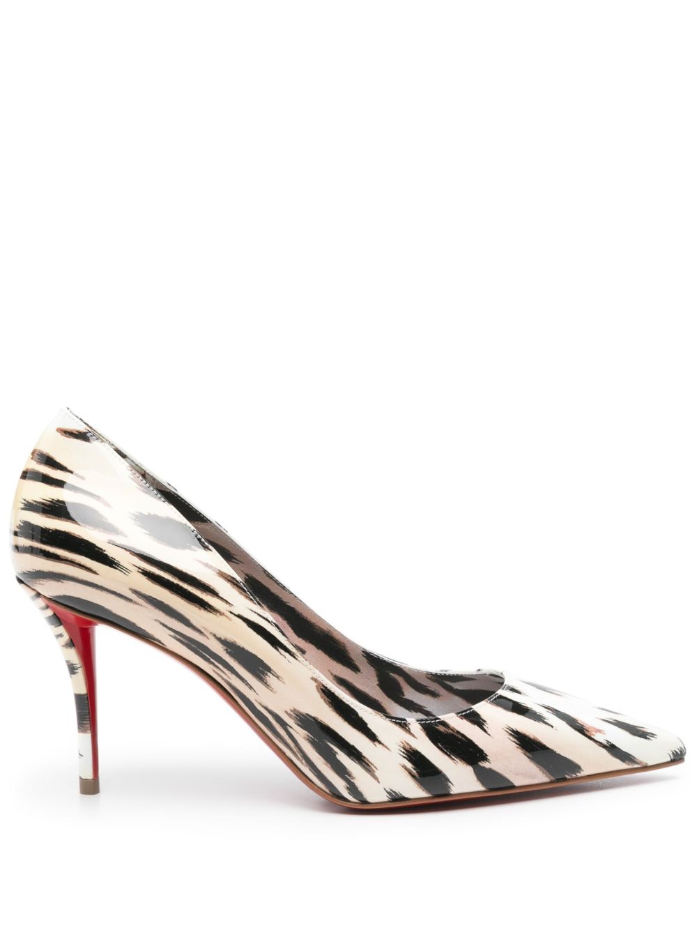 Christian Louboutin Miss Z 80mm Calf Leather Pumps Pink