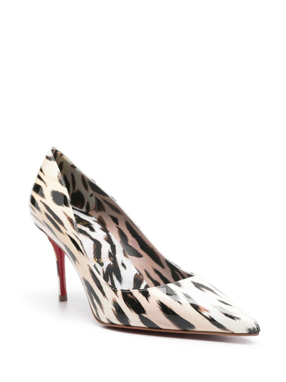 Christian Louboutin Miss Z 80mm Calf Leather Pumps Pink