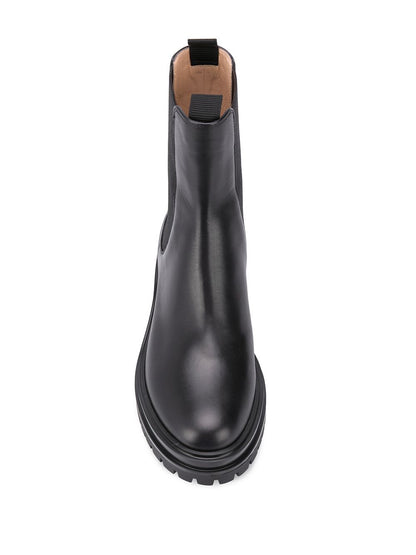 Gianvito Rossi Chester Leather Chelsea Boots Black