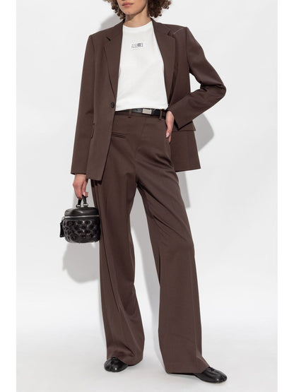 MM6 Maison Margiela Signature Numbers Cotton Jersey T-Shirt White White