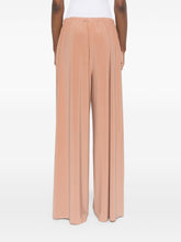 Norma Kamali High-Waisted Wide-Leg Trousers Beige