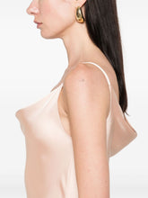 Norma Kamali Maria slip gown dress POWDER