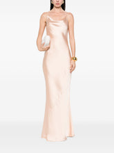 Norma Kamali Maria slip gown dress POWDER