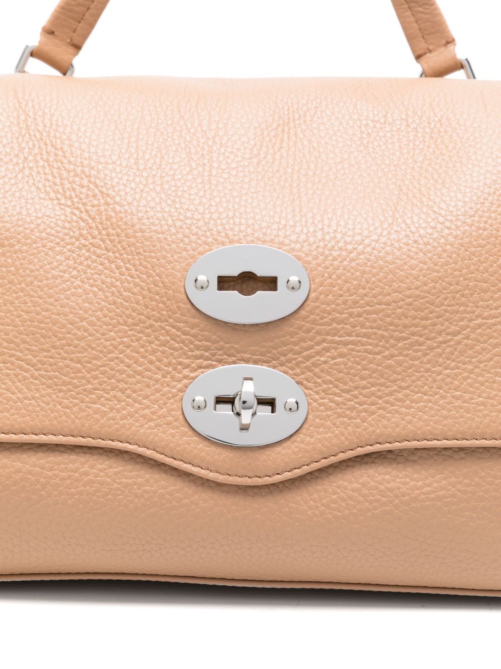 Zanellato Postina Daily Medium Leather Handbag Light Brown