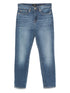Seven High-Rise Skinny Jeans Blue Blue