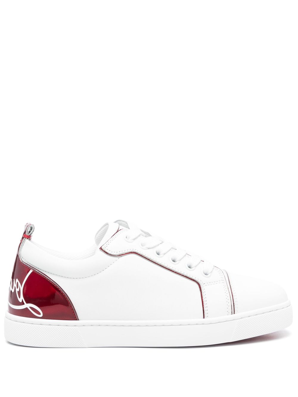 Christian Louboutin Louis Junior Leather Sneakers White