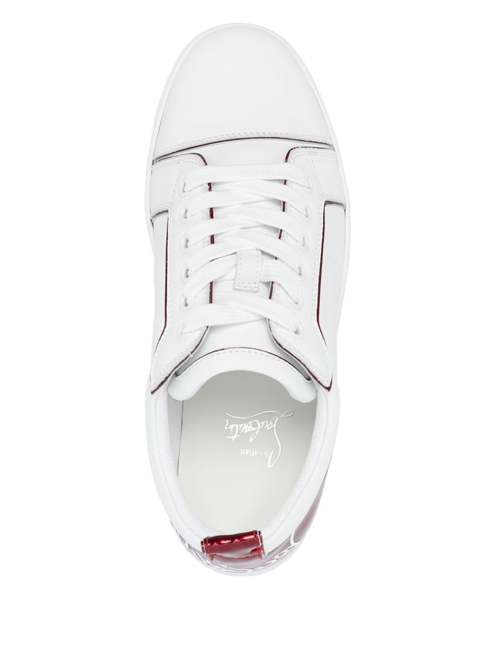 Christian Louboutin Louis Junior Leather Sneakers White