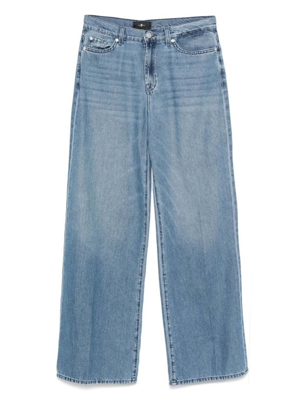 Seven Lotta Wide-Leg Light Blue Jeans Blue