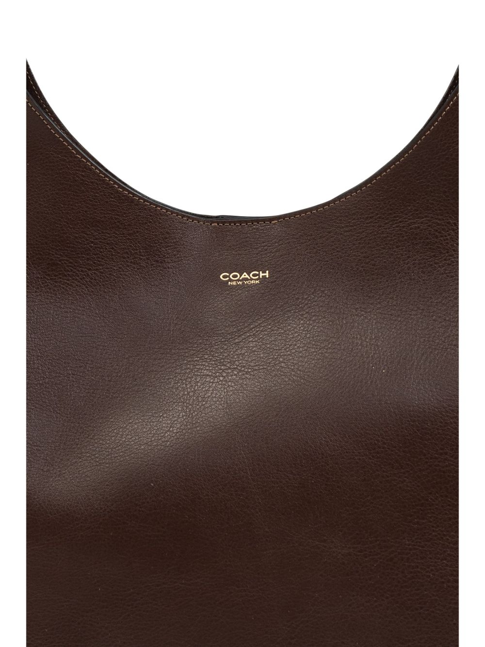 Coach Brooklyn 39 Leather Hobo Shoulder Bag Brown