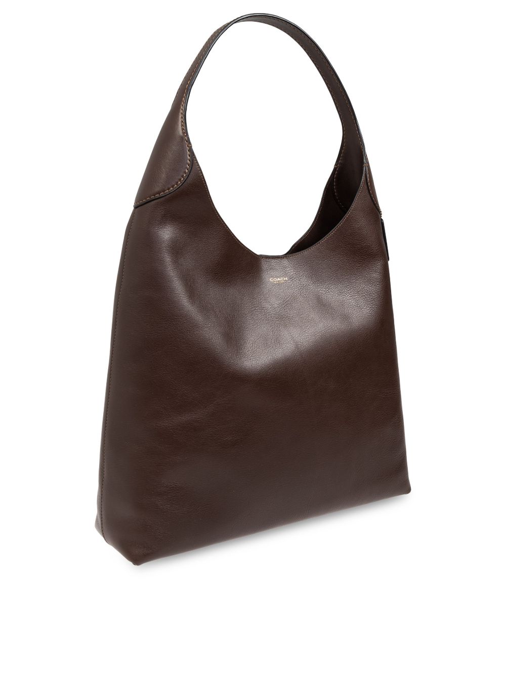 Coach Brooklyn 39 Leather Hobo Shoulder Bag Brown