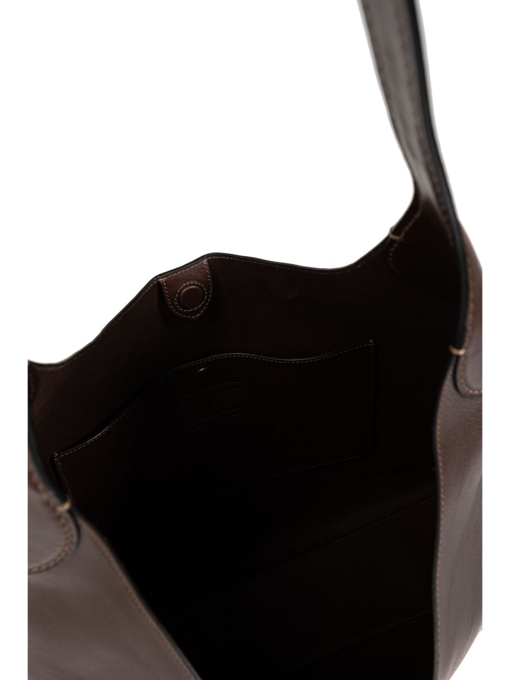 Coach Brooklyn 39 Leather Hobo Shoulder Bag Brown