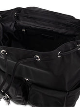 Tory Burch Virginia Nylon Foldover Backpack Black