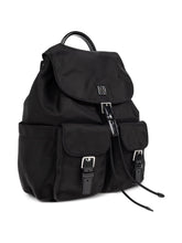 Tory Burch Virginia Nylon Foldover Backpack Black