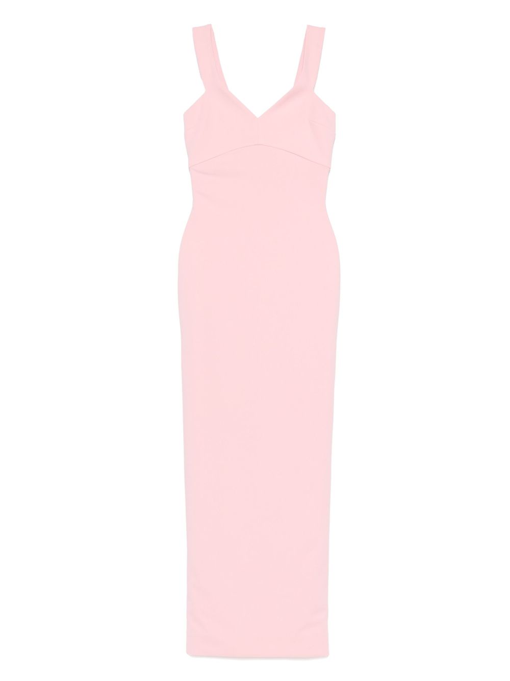 Solace London Nalani V-Neck Sleeveless Maxi Dress Pink