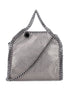 Stella McCartney Falabella Tiny Chain-Embellished Crossbody Bag Silver