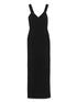 Solace London Nalani Sleeveless V-Neck Maxi Dress Black black