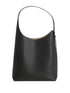 Tory Burch Romy Leather Structured Shoulder Bag Black
