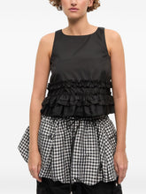 Ganni Nylon tank top Black