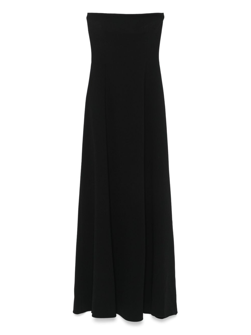 Solace London Helena Off-Shoulder Flared-Hem Maxi Dress Black