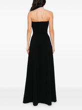 Solace London Helena Off-Shoulder Flared-Hem Maxi Dress Black