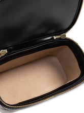 Tory Burch Kira Diamond Quilted Leather Vanity Shoulder Bag Black