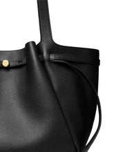 Tory Burch Romy Calf Leather Tote Bag Black
