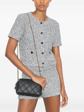 Tory Burch Small Fleming Quilted Leather Crossbody Bag Black