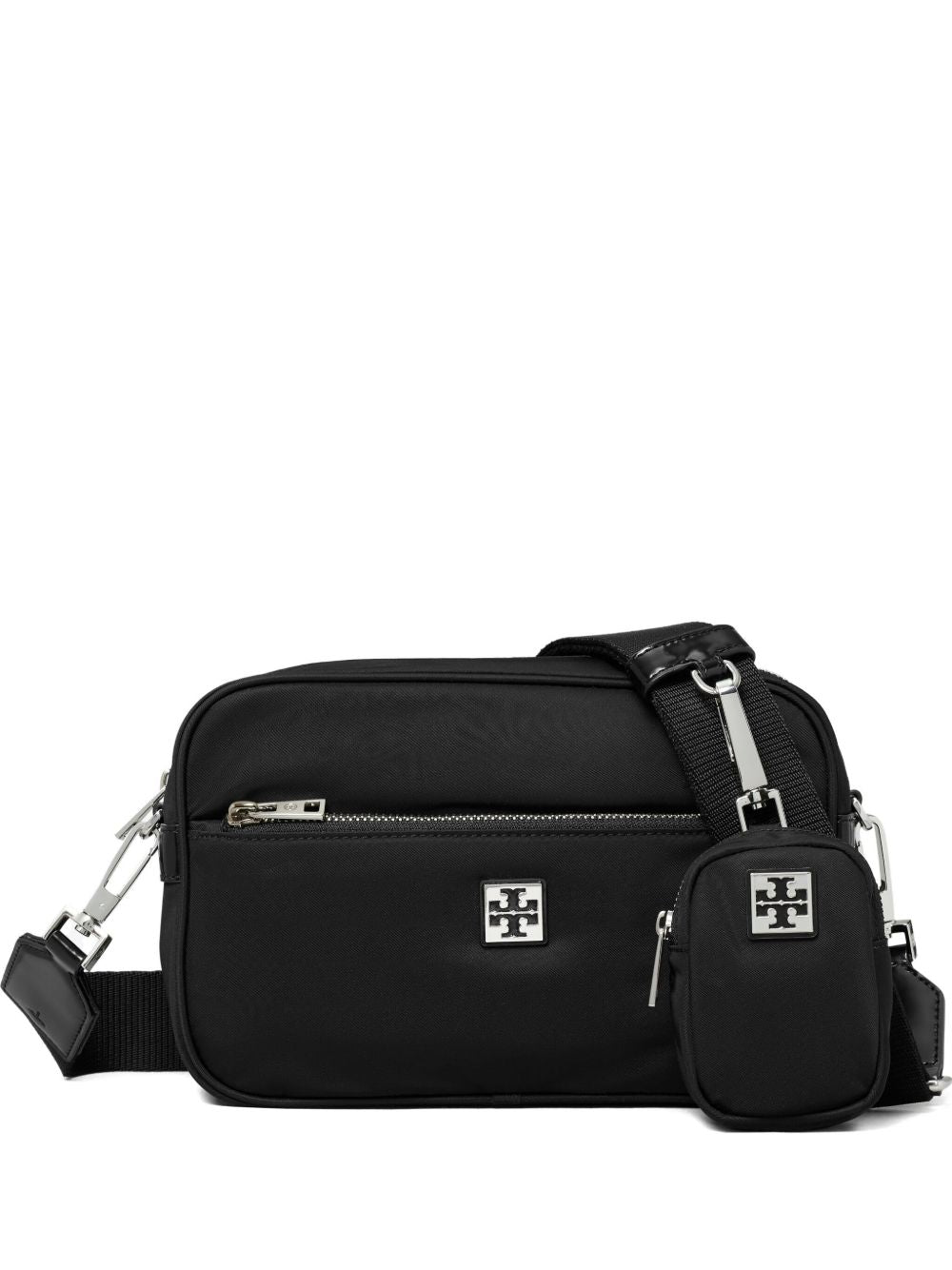 Tory Burch Virginia Nylon Shoulder Bag Black