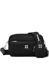 Tory Burch Virginia Nylon Shoulder Bag Black