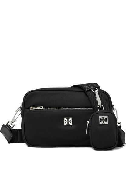 Tory Burch Virginia Nylon Shoulder Bag Black