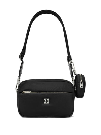 Tory Burch Virginia Nylon Shoulder Bag Black
