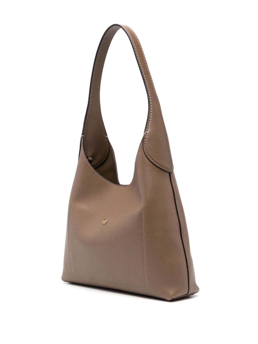 Coach Brooklyn 28 Leather Hobo Bag Dove Grey