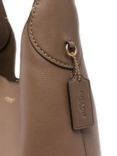 Coach Brooklyn 28 Leather Hobo Bag Dove Grey