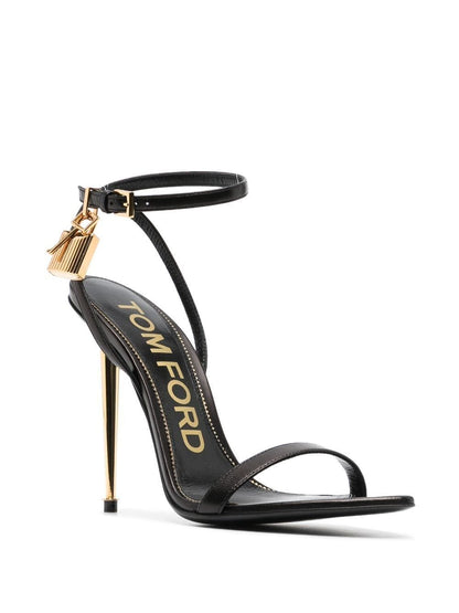 Tom Ford Padlock Sandals Black