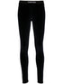 Tom Ford Midnight Blue Velour High-Waist Skinny Velvet Leggings Blue