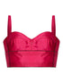 Tory Burch Silk bra top Fuchsia
