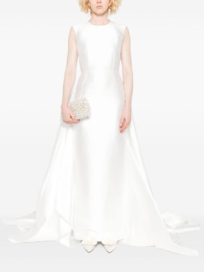 Solace London Larsen Maxi Sleeveless Dress Beige