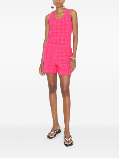 Tory Burch Terry tank top Fuchsia