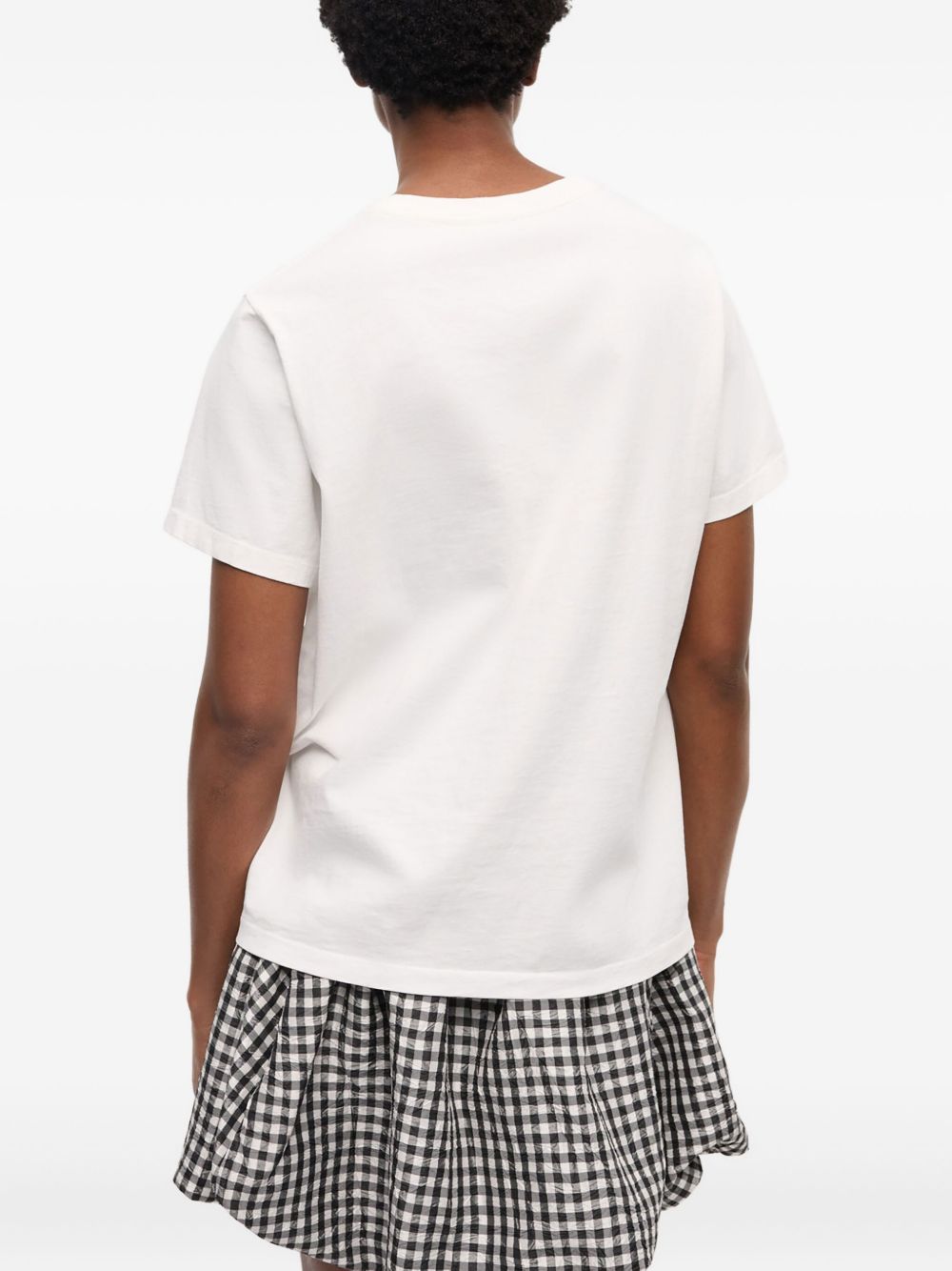 GANNI Animals Organic Cotton T-shirts White