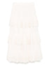 Zimmermann Lucky Embroidered High-Rise A-Line Midi Skirt Ivory