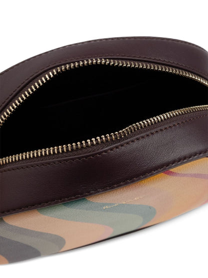 Paul Smith Swirl Leather Crossbody Shoulder Bag Multicolour