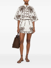 Zimmermann Ascension Embroidered Shirt Ivory