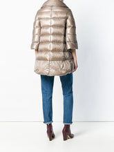 Herno Feather-Down Padded Midi Coat Dove Grey